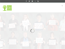 Tablet Screenshot of doingsomethinggood.com.au